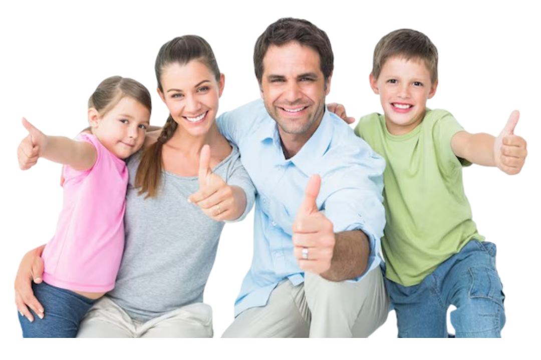 cute-family-smiling-camera-together-showing-thumbs-up_13339-231051